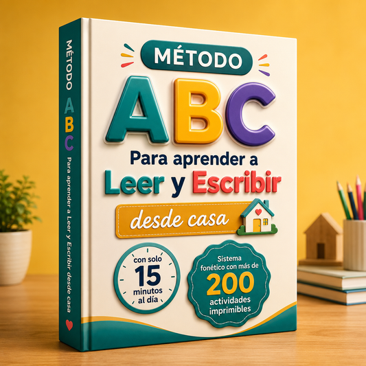 Método ABC para aprender a leer y escribir + 3 Bonos Gratis